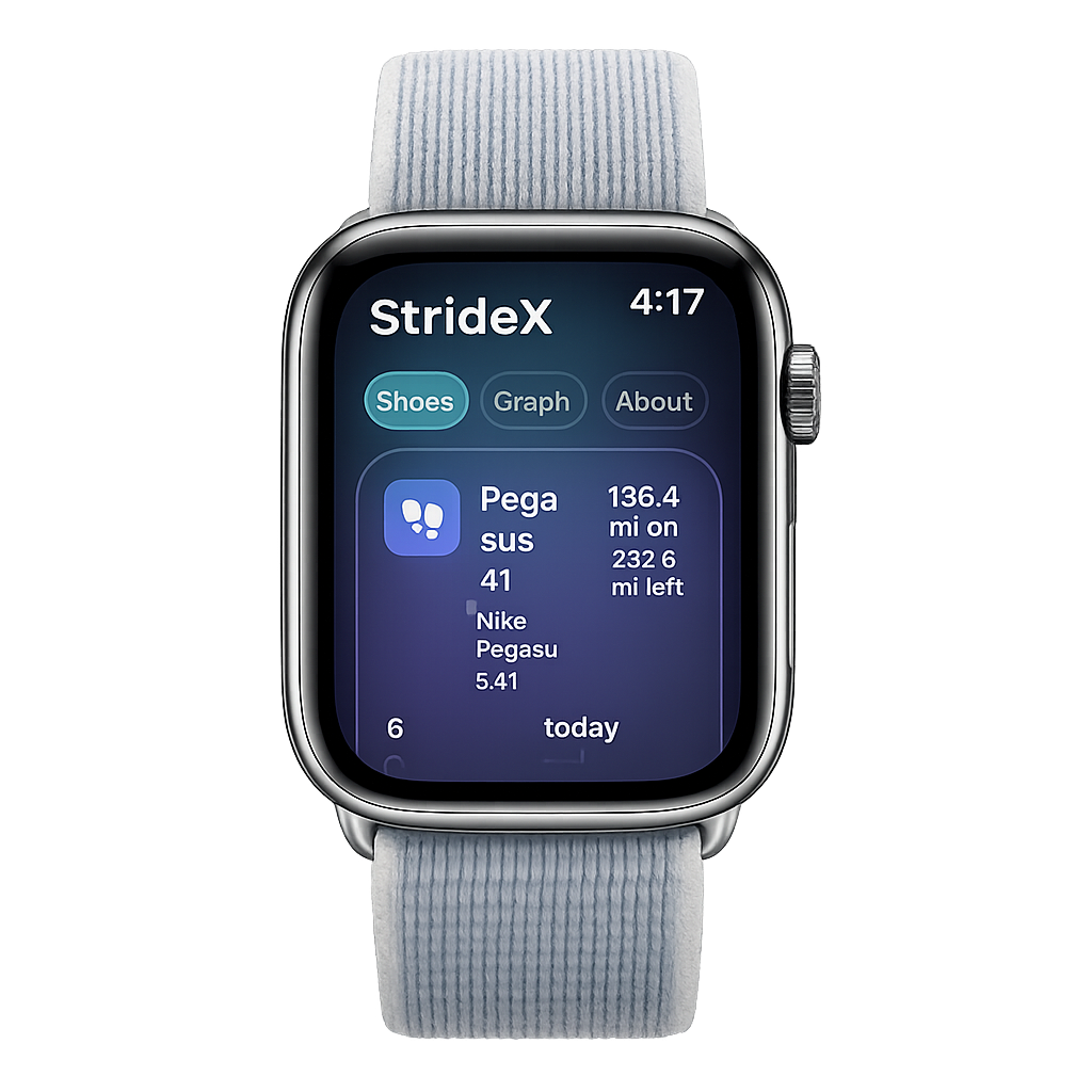StrideX Apple Watch preview