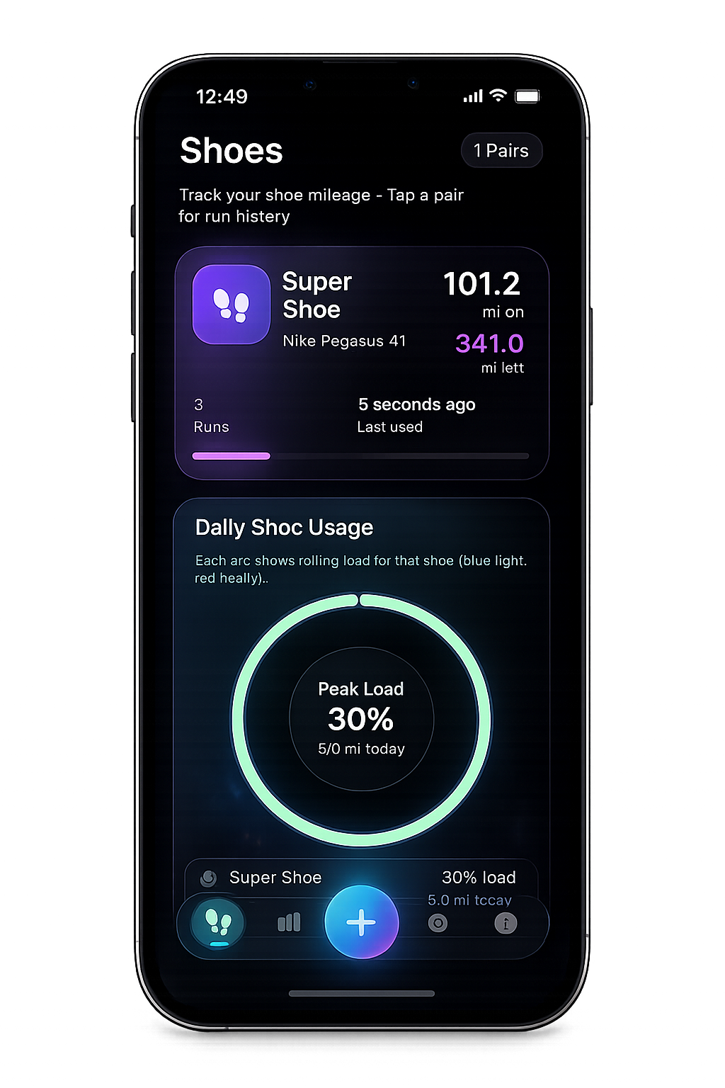 StrideX iPhone preview